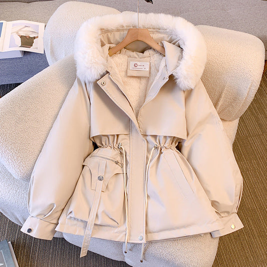 Emmy | Elegant winter jacket with faux fur